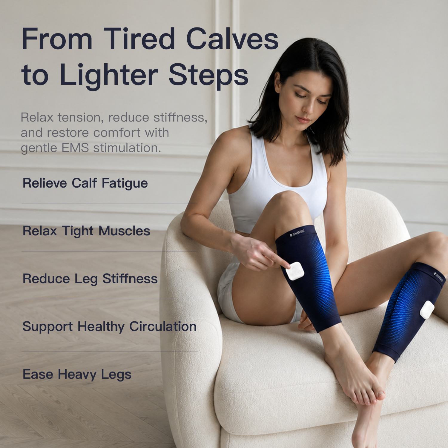 Swirise EMS Soothing Sleeves for Calf