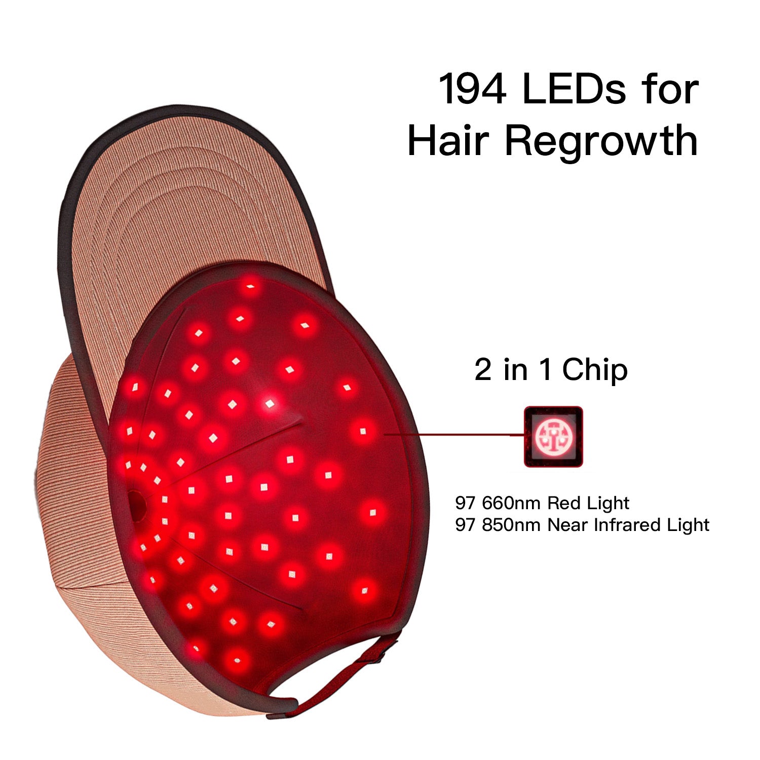 Swirise Red and Infrared Light Therapy Cap