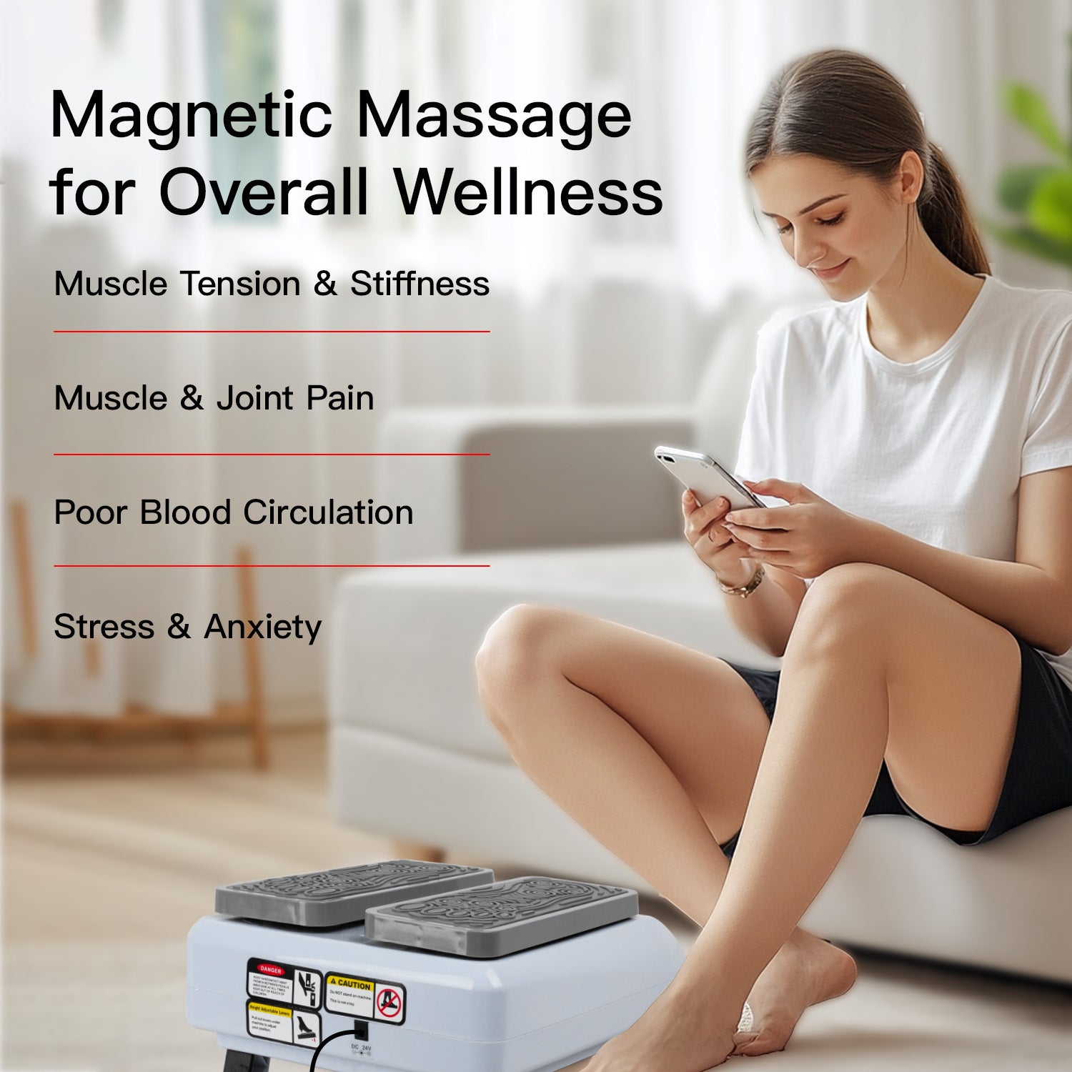 Electric Magnetic Massage Foot Exerciser