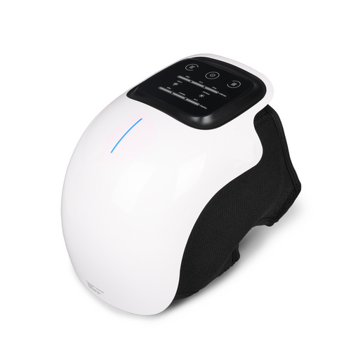 Experience advanced pain relief with the LASER&LED Heating Vibration Massager. This 4 in 1 device combines laser, LED, heat, and vibration therapies to reduce pain, inflammation, and accelerate post-workout recovery.