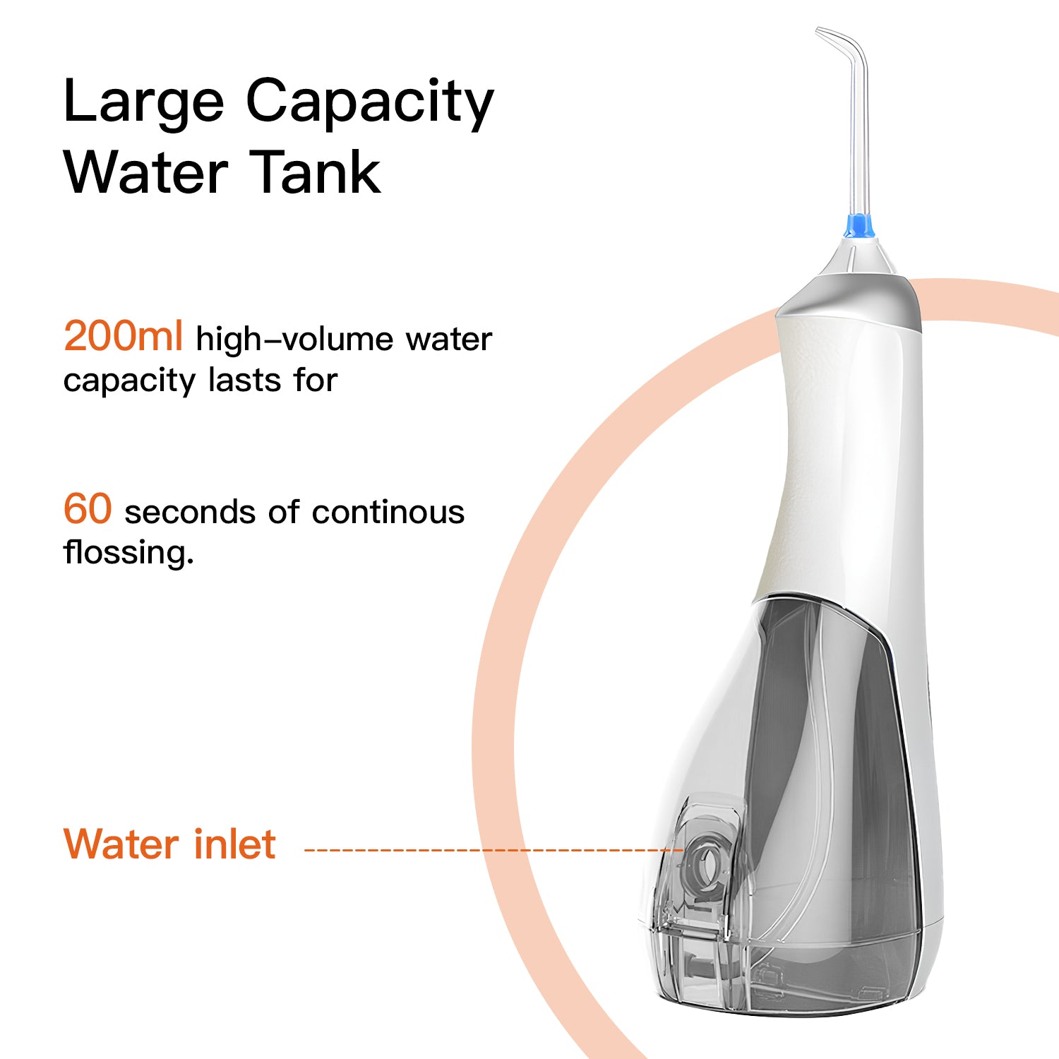 Portable Dental Water Flosser