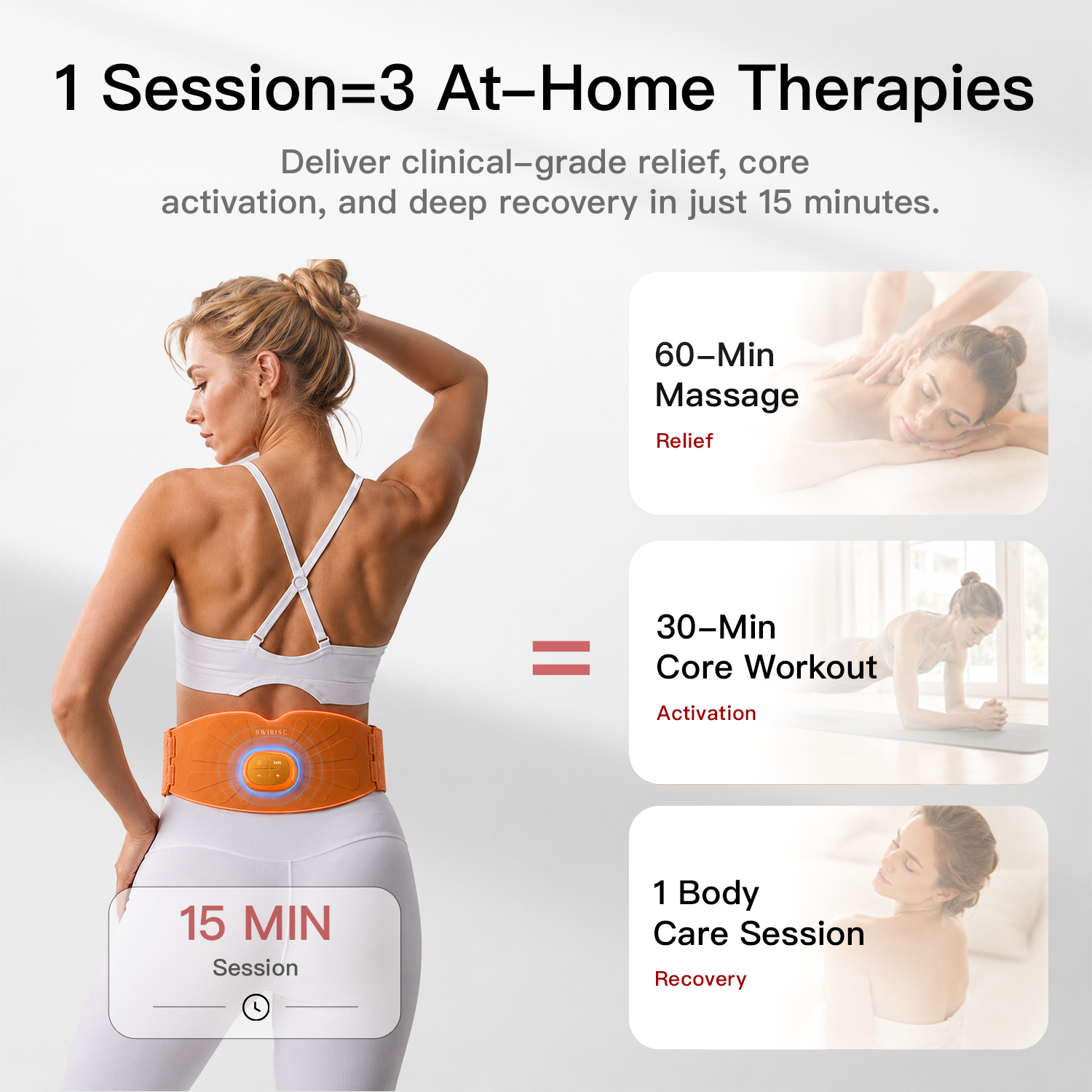 Swirise EMS Red Light Therapy Belt