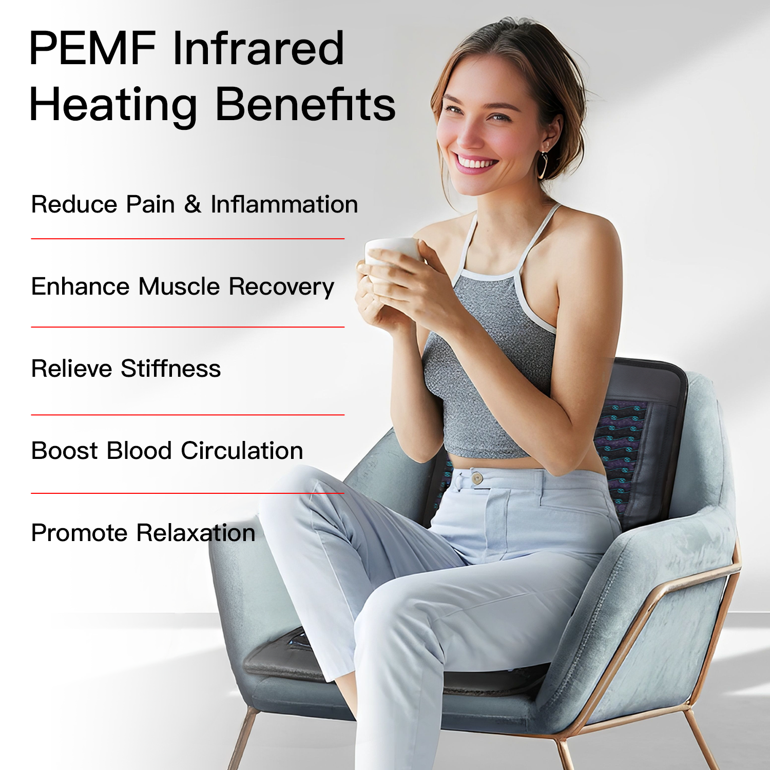 PEMF Infrared Heating Therapy Mat