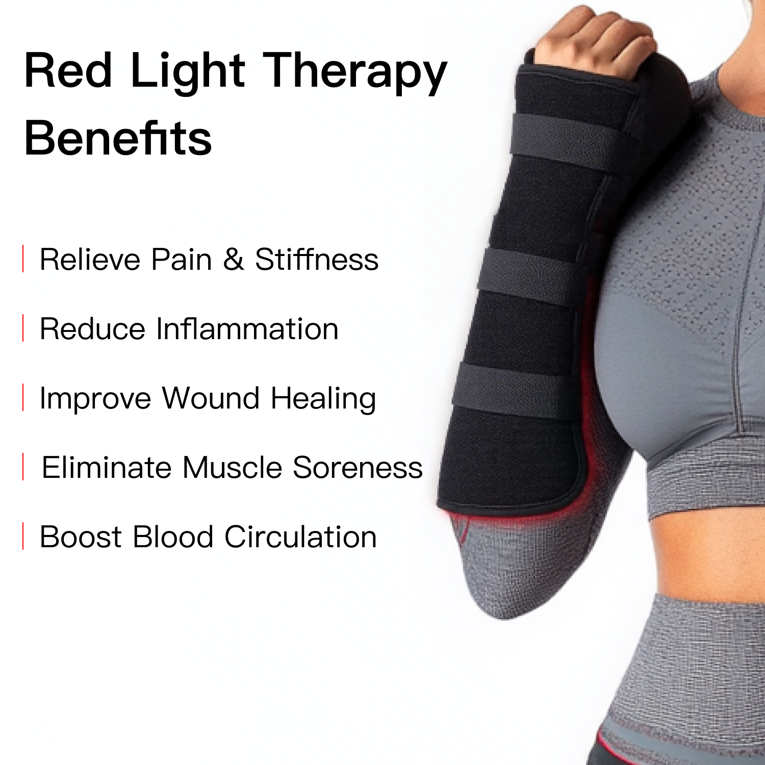 Swirise Red and Infrared Light Therapy Device for Arms