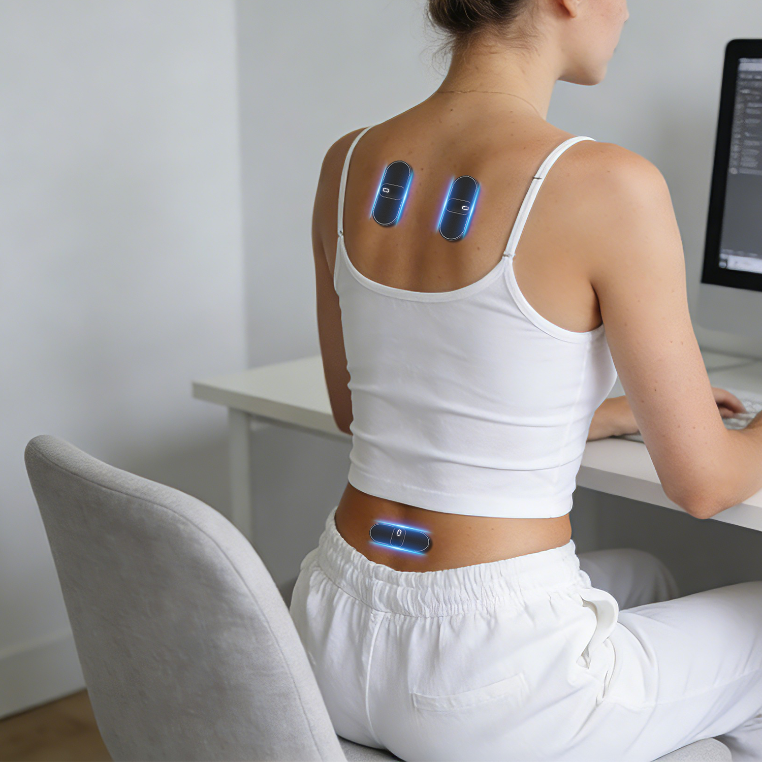 Swirise Wireless 4-Pad EMS Muscle Stimulator