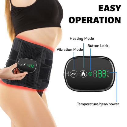 Swirise Red Light Therapy Heating Massage Belt