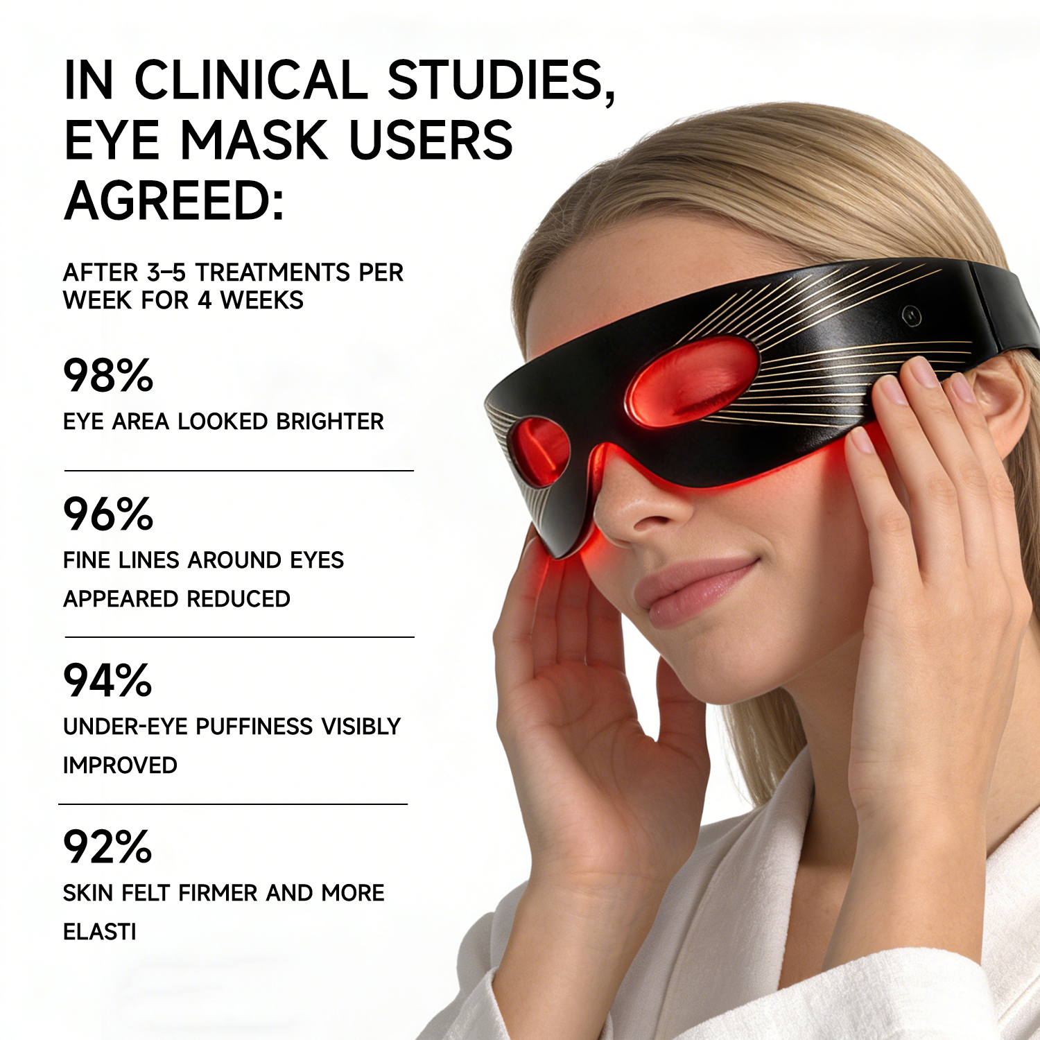 Swirise Red Light Therapy Eye Mask