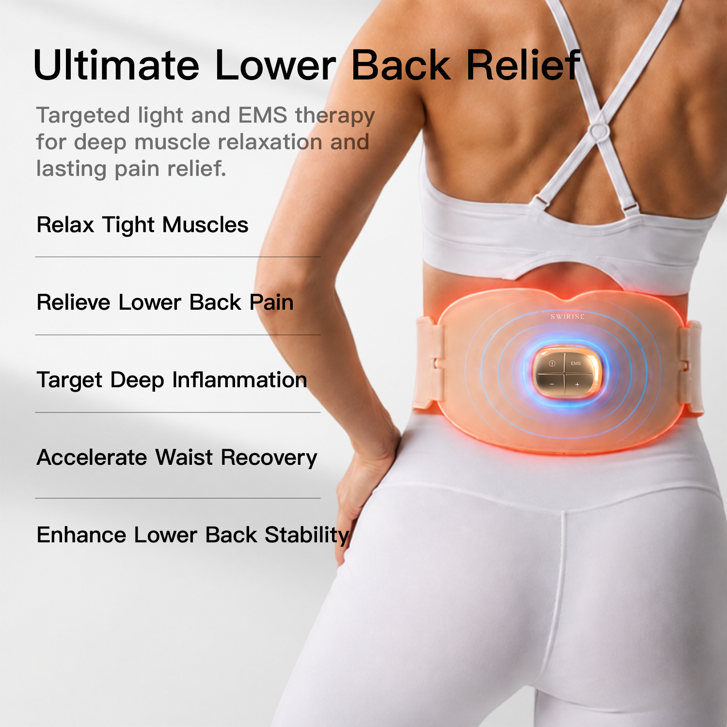 Swirise EMS Red Light Therapy Belt