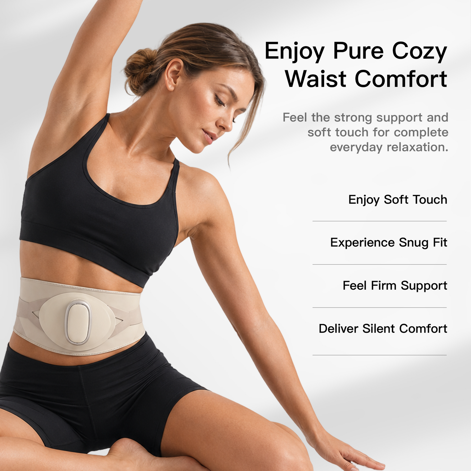 Swirise AeroHeat Compression Waist Massager