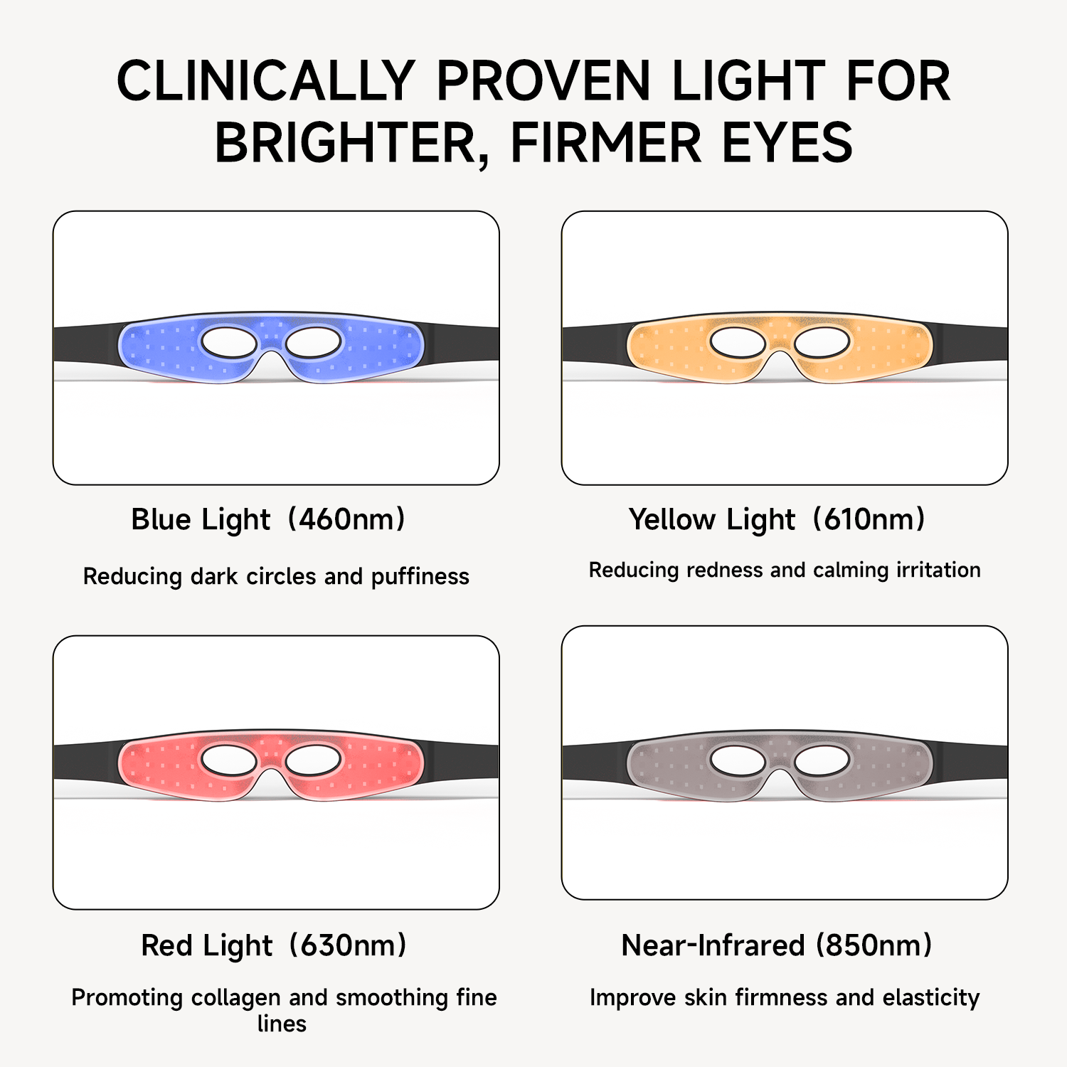 Swirise Red Light Therapy Eye Mask