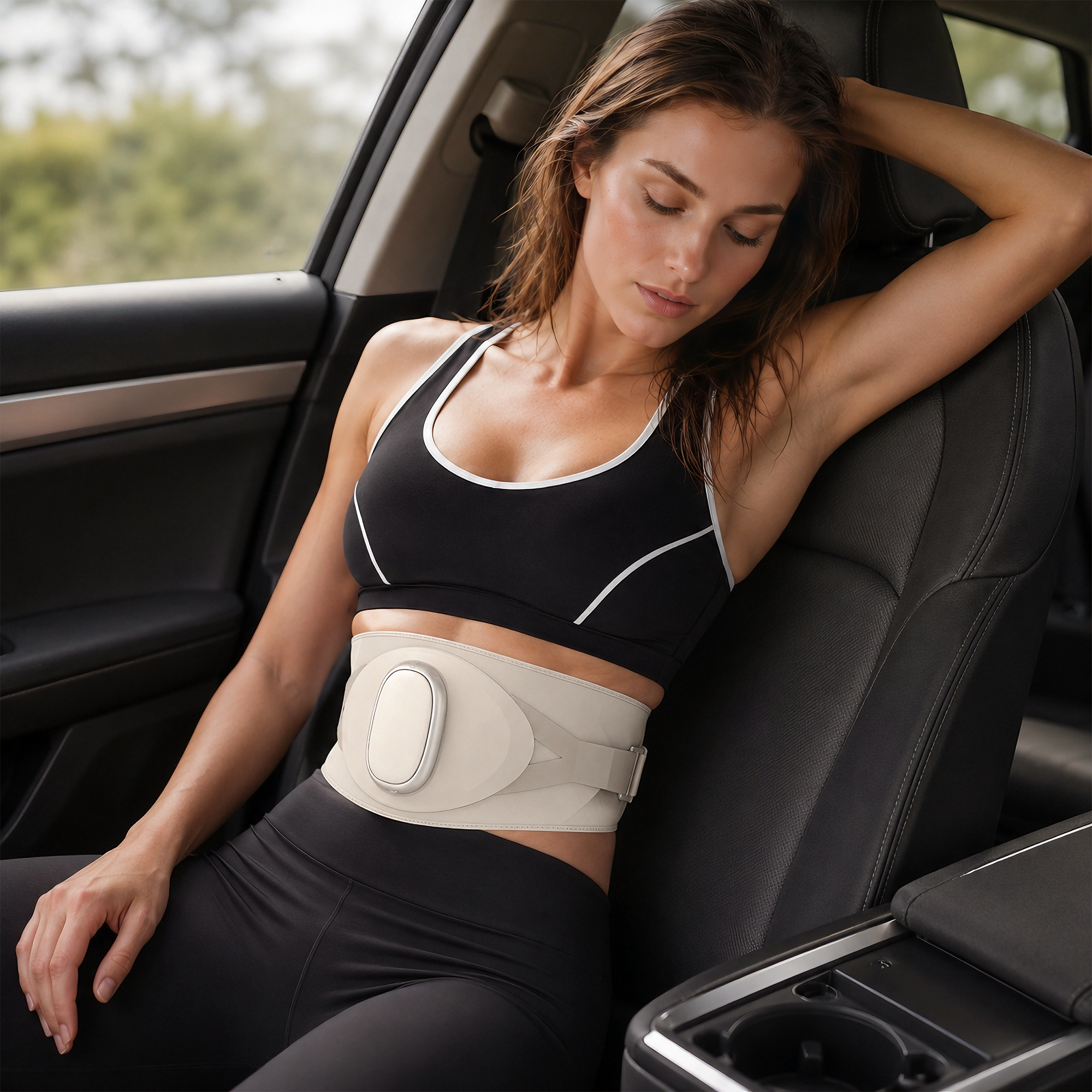 Swirise AeroHeat Compression Waist Massager