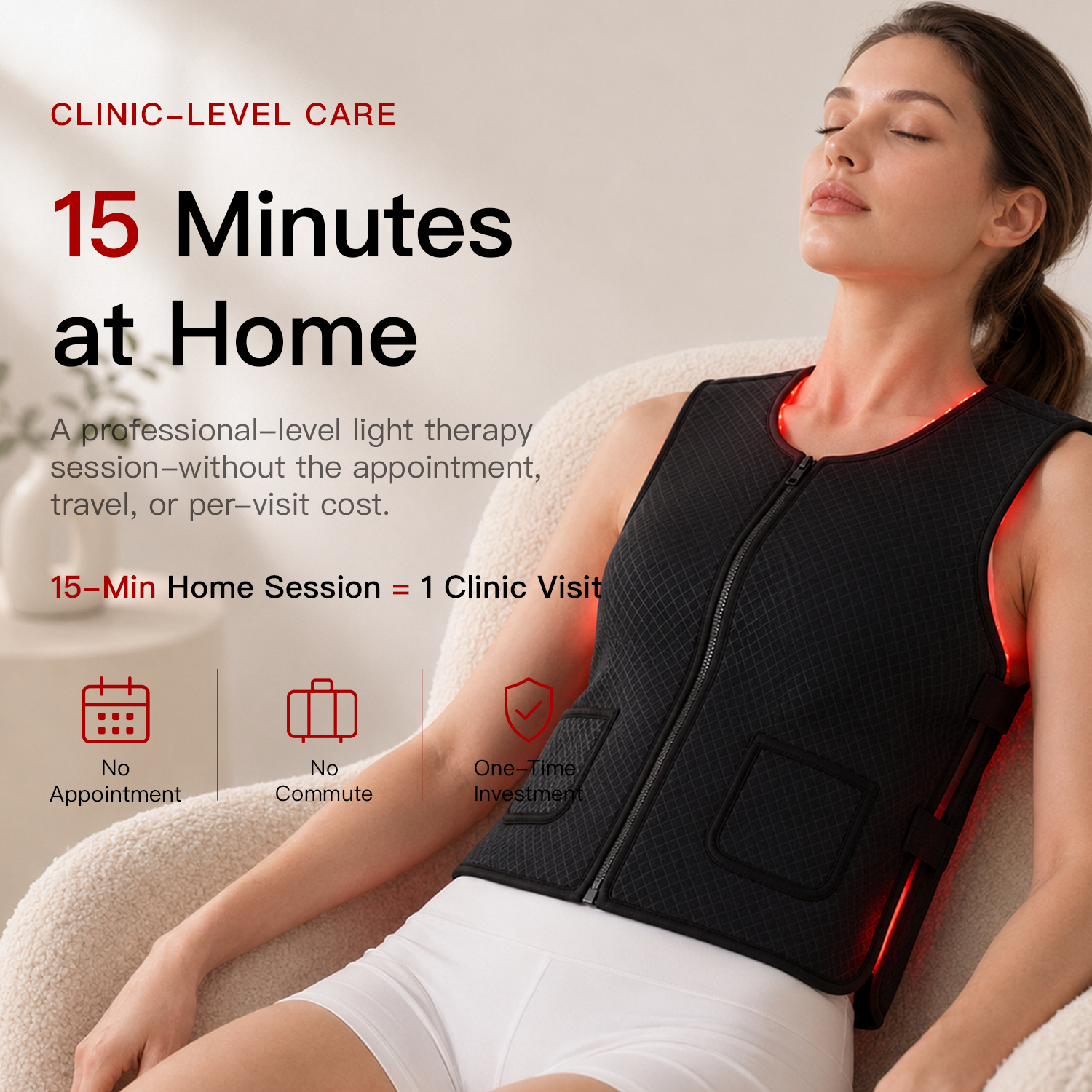 Swirise Red Light Therapy Vest