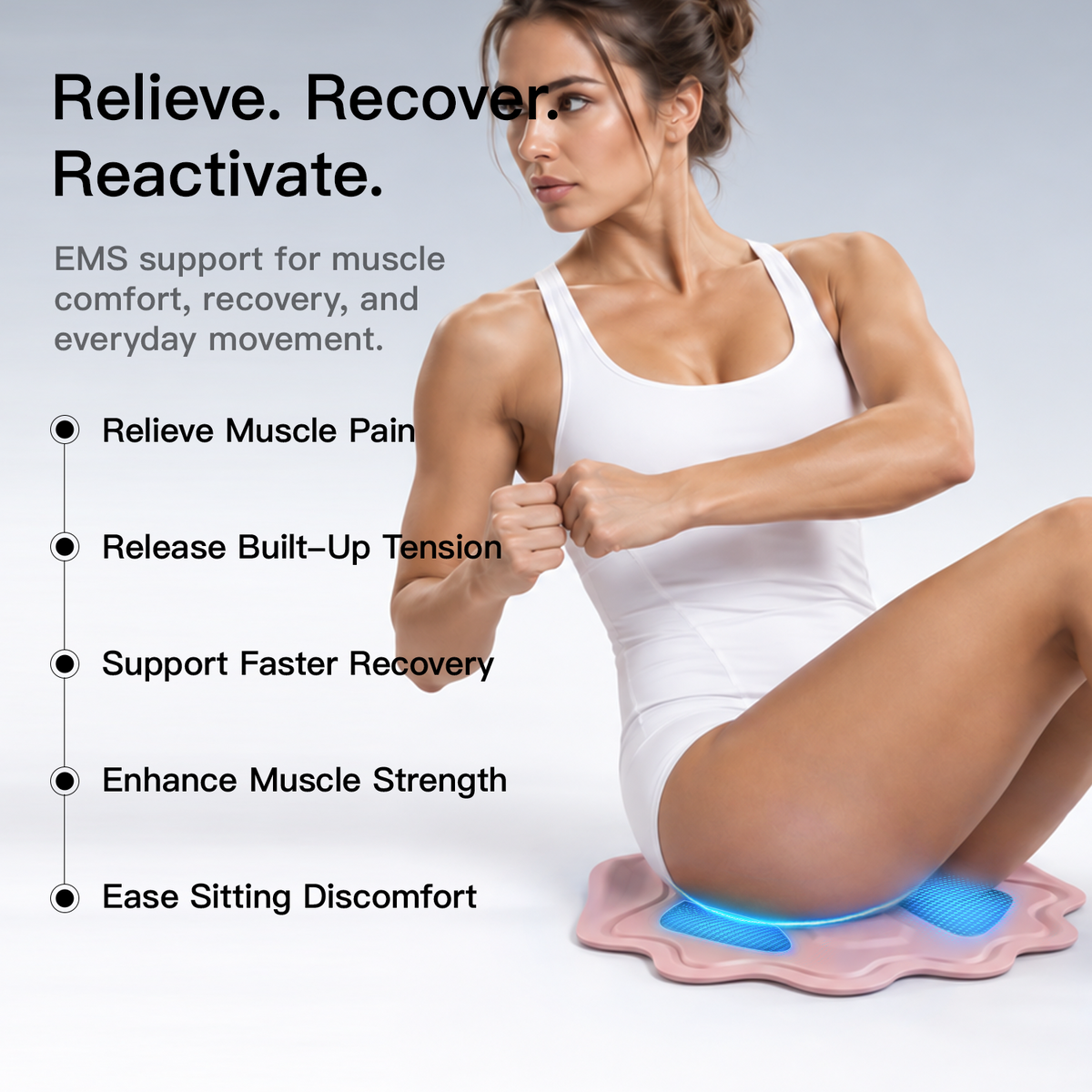 Swirise GluteSculpt EMS Toning Pad