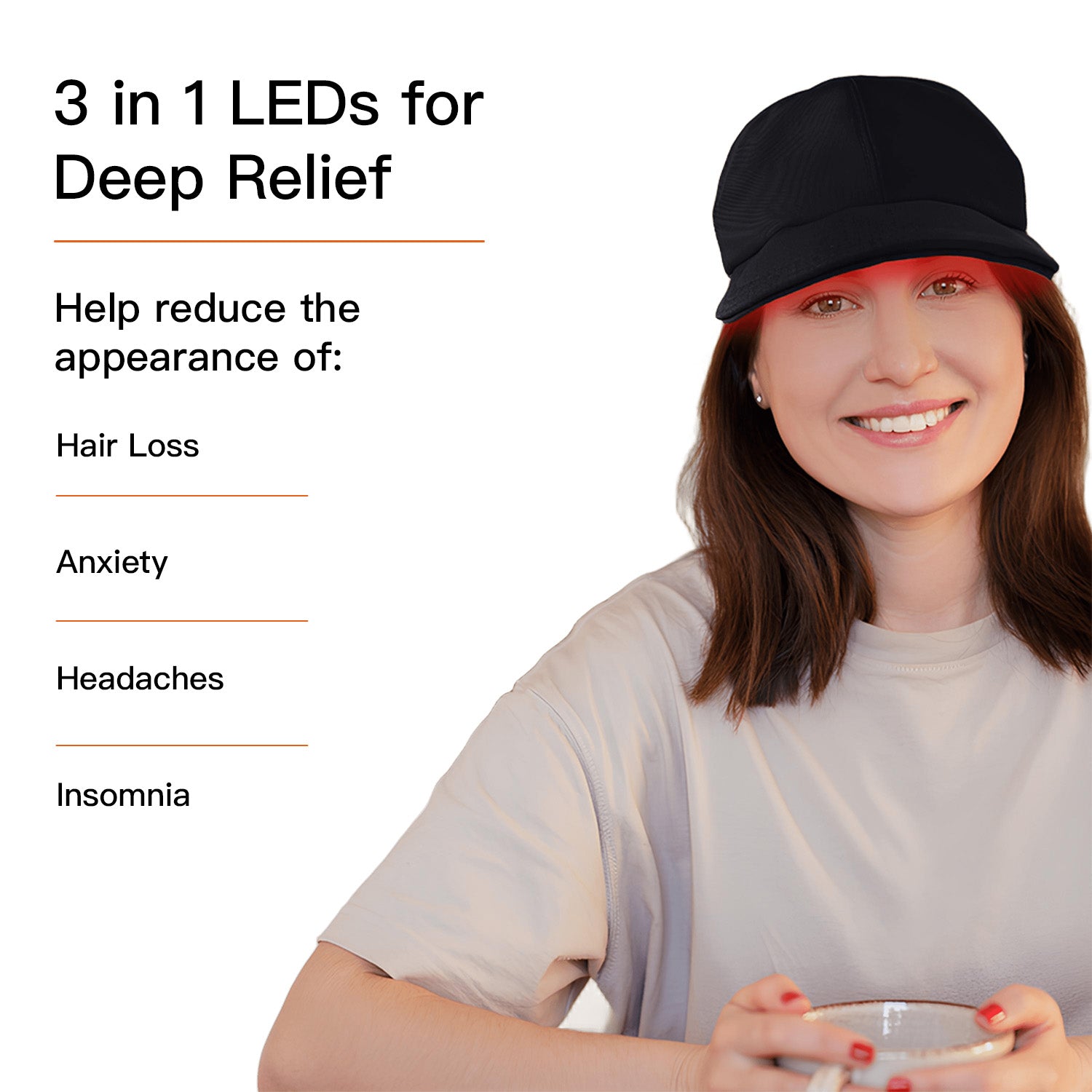 Swirise Red and Infrared Light Therapy Cap