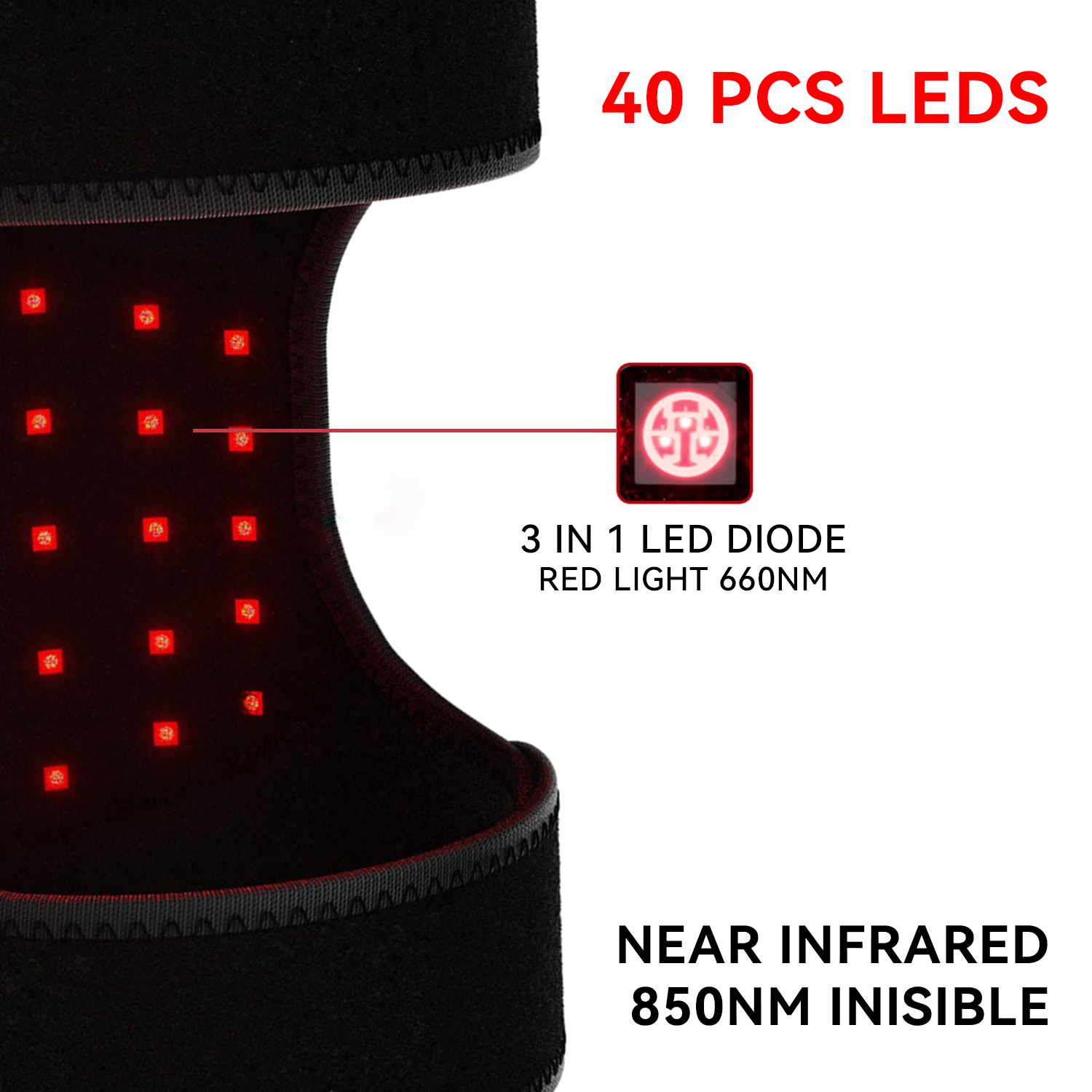 Swirise Red Light Therapy Knee Pad