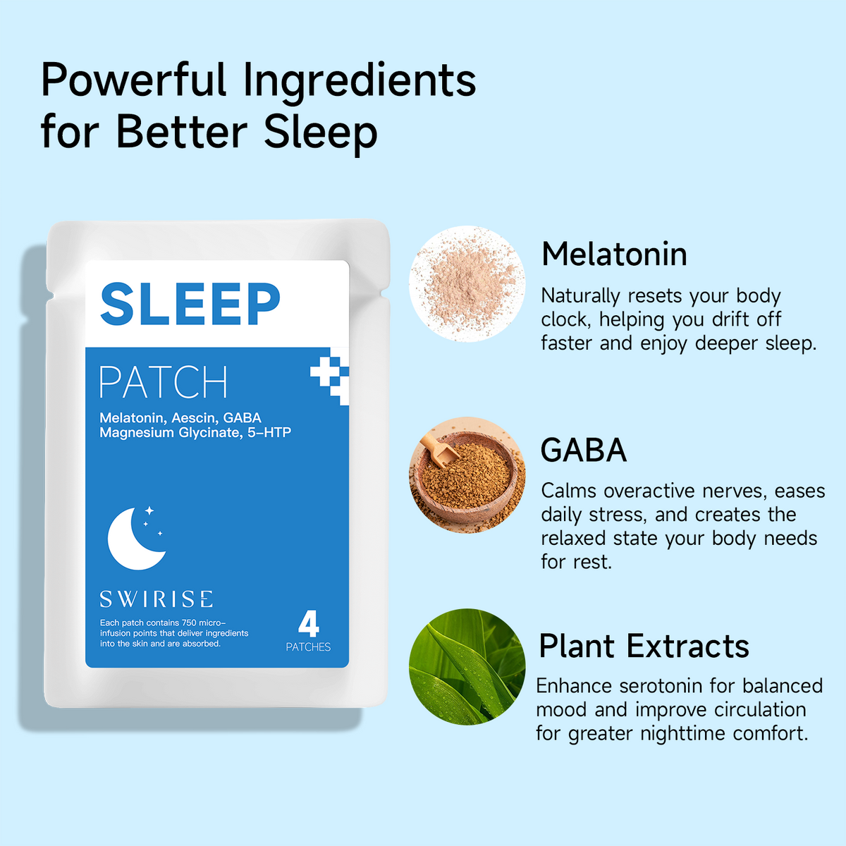 Swirise Sleep Micro-Infusion Patch – SWIRISE